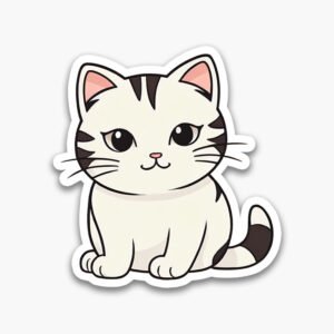 Premium Cat Sticker Collection – Transparent PNG Set