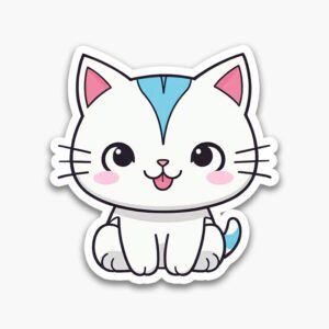 Sweet Cat PNG Bundle – Digital Download Stickers