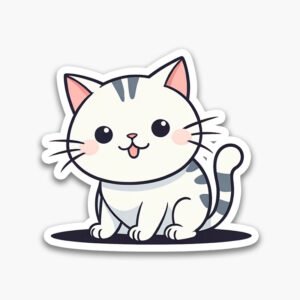 Minimal Cat Clipart Bundle – Cute PNGs for Journals