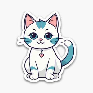 Lovely Cat Sticker Pack – Premium Digital Download