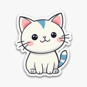 Sweet & Quick! 6 cute cat PNGs—premium, transparent, and easy to use. Perfect for digital designs, planners, and decor.