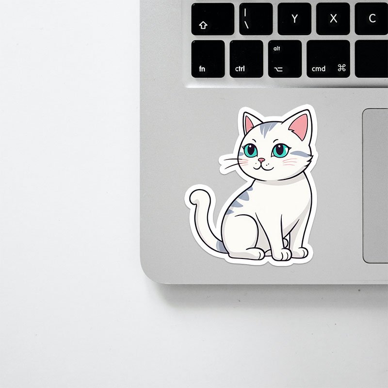 Cute Cat Art Stickers | Instant PNG Download - Image 2