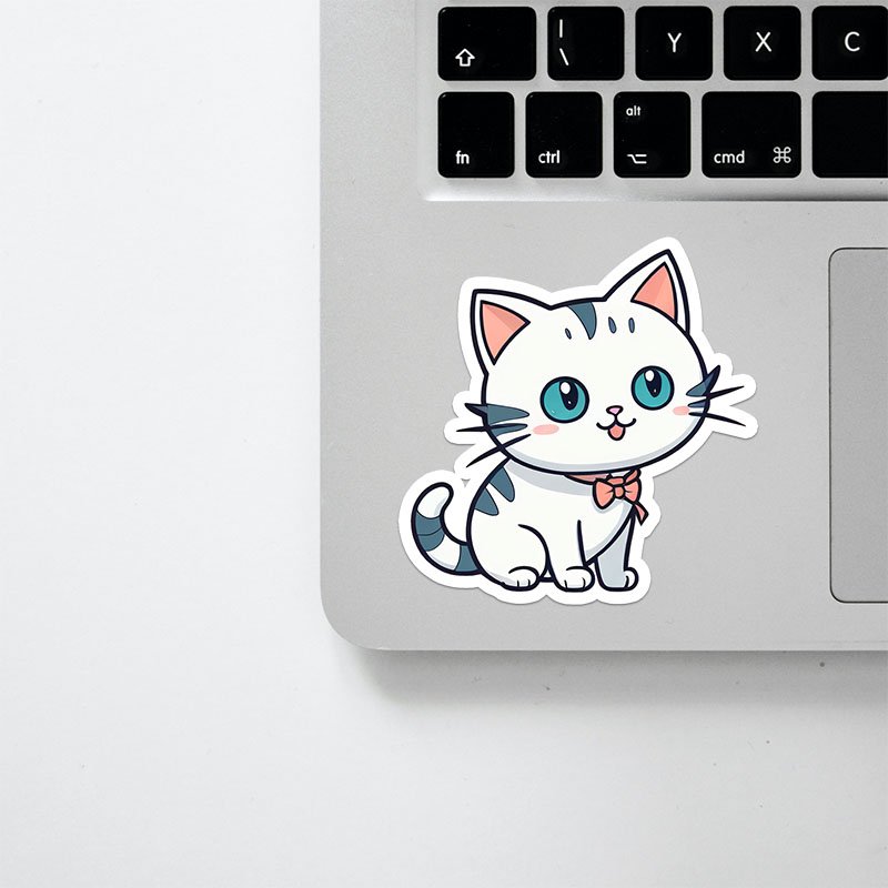 Sleepy Cat Sticker Pack | Cute Digital PNG Set - Image 2