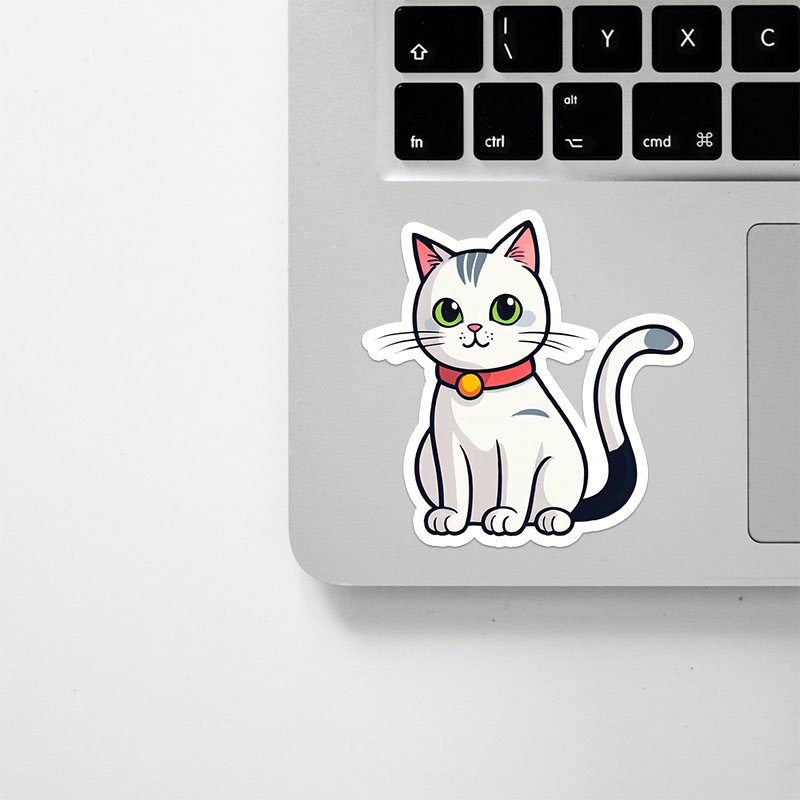 Cat Drawing Stickers | Hand-Sketched PNG Download - Image 2
