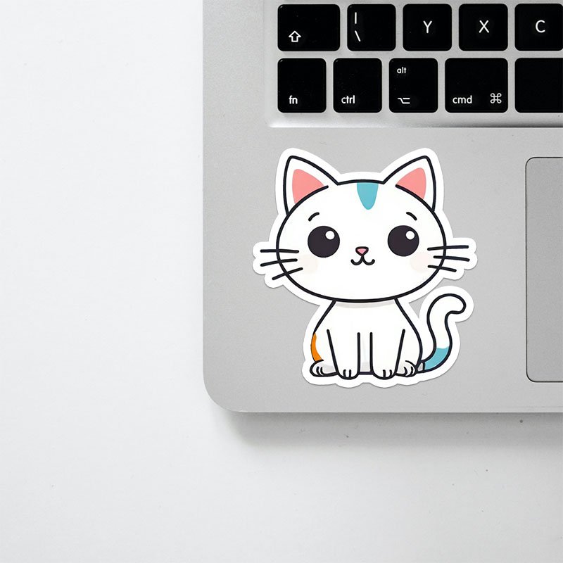 Hand-Drawn Cat Sticker Pack – Instant Digital Download - Image 2