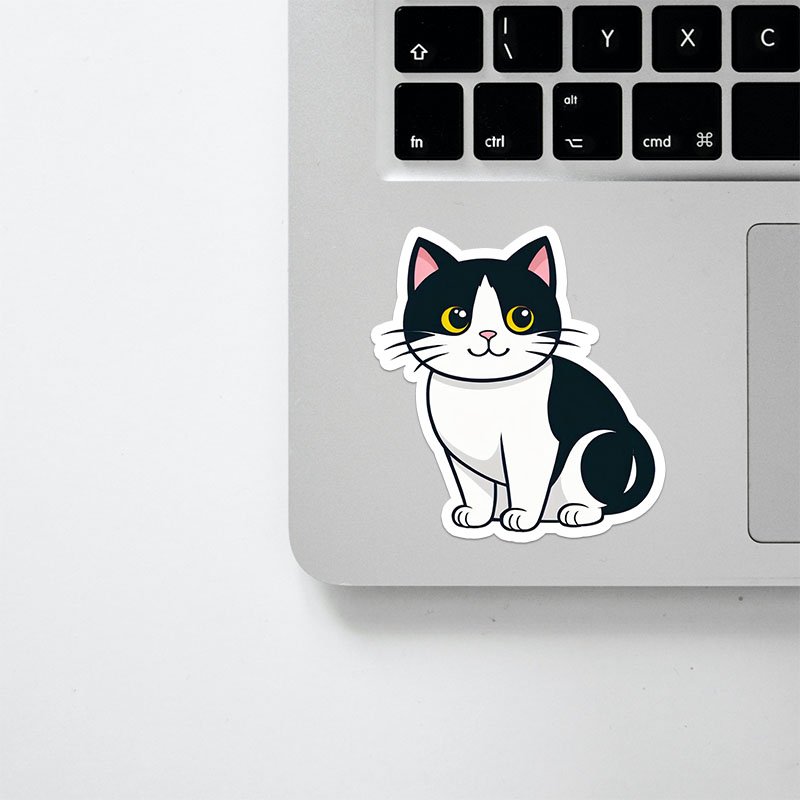 Sweet Cat PNG Pack | Kawaii Digital Sticker Set - Image 2