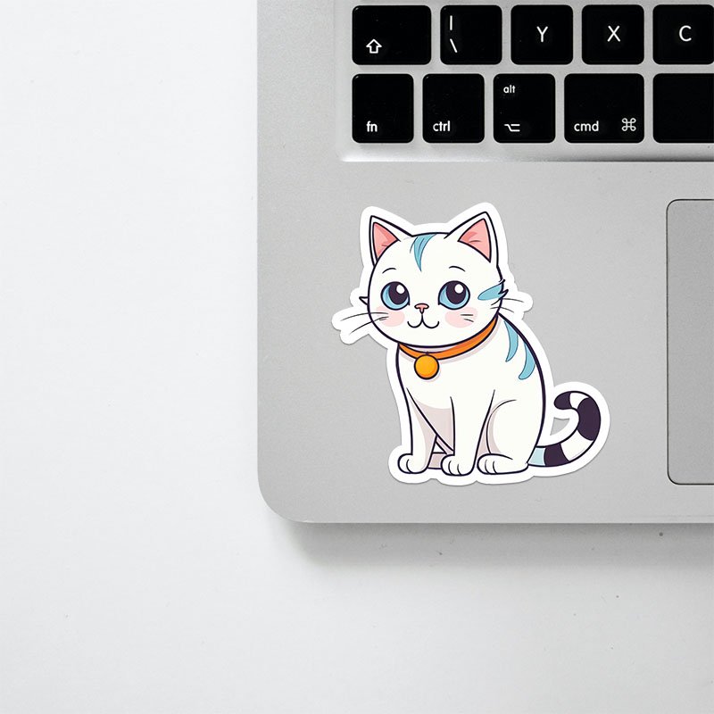 Playful Cat Clipart | Kawaii Digital Sticker Pack - Image 2