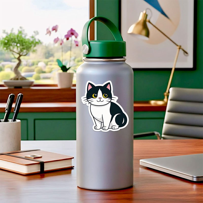 Sweet Cat PNG Pack | Kawaii Digital Sticker Set - Image 4