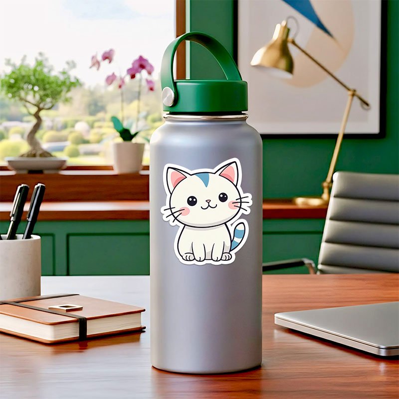 Handcrafted Cat Sticker Pack | Cute PNG Download - Image 4