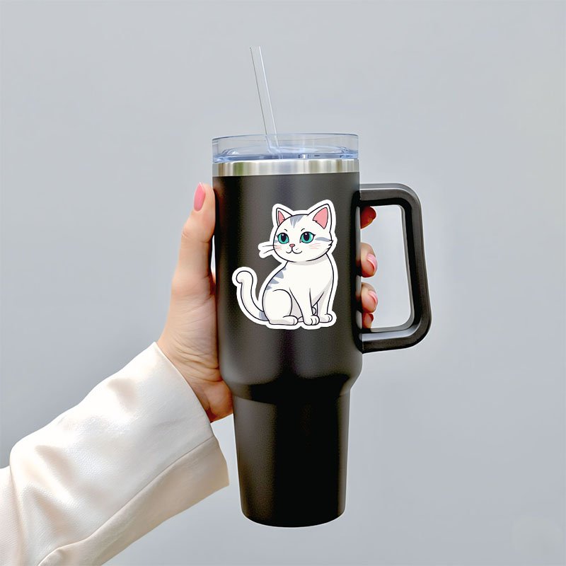 Cute Cat Art Stickers | Instant PNG Download - Image 5