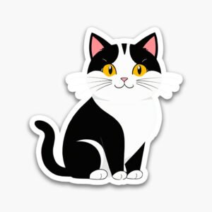 Cute & Cozy! Get 6 cat PNG stickers instantly. Minimal line art, transparent background, and premium quality for digital use.