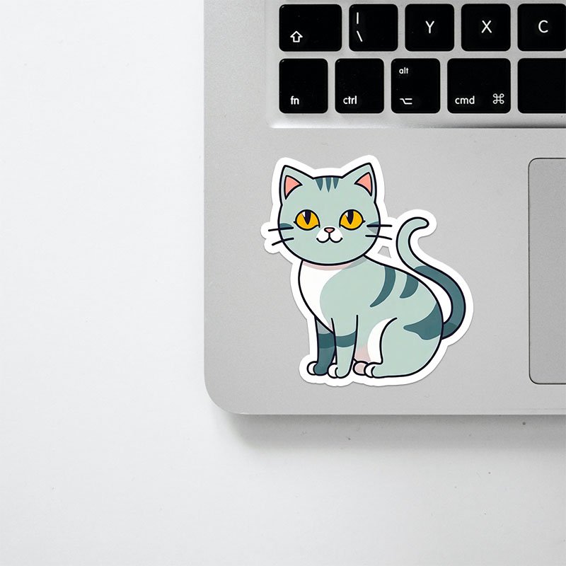 Smiling Cat PNG Stickers | Cute Aesthetic Pack - Image 2